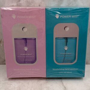 DUPE POWER MIST MOISTURIZING HAND SANITIZER 2PK BLUE & PURPLE 1.3oZ